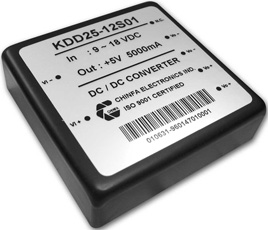 KDD25-48D03, DC/DC конвертер серии KDD25 мощностью 25 Ватт